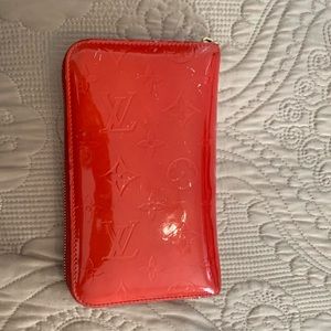 Louis Vuitton Red Patent Leather Wallet
